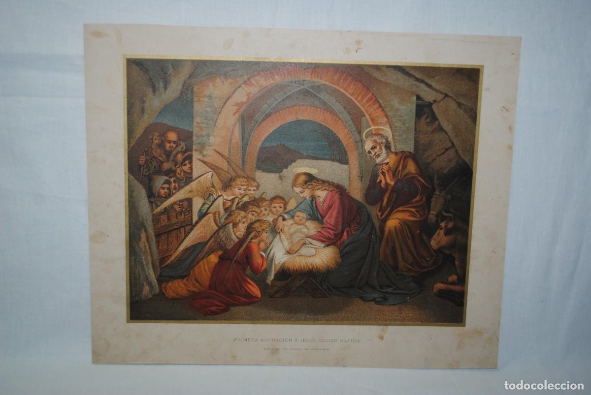 Arte: LAMINA DEL EL NACIMIENTO DE JESUS - Foto 1