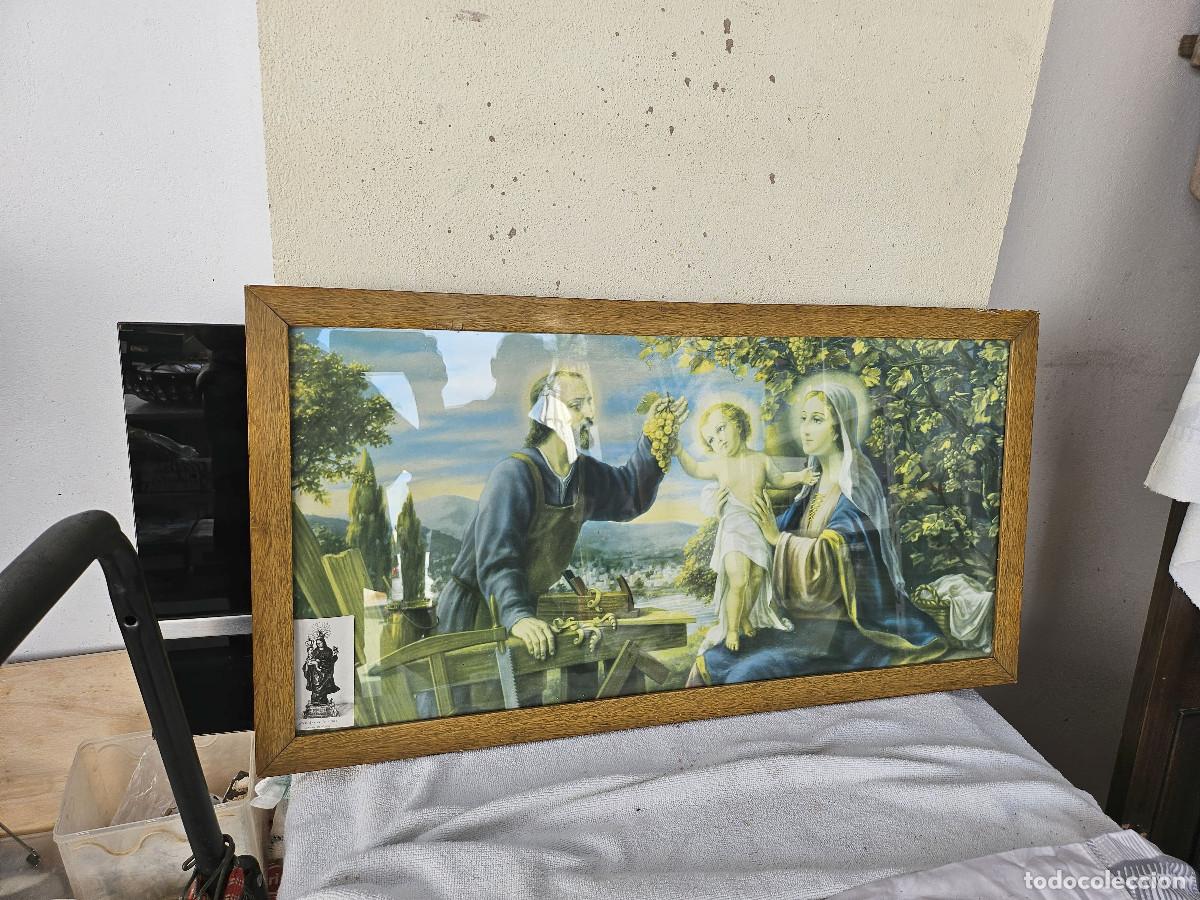 Arte: cuadro con lamina religiosa - Foto 1