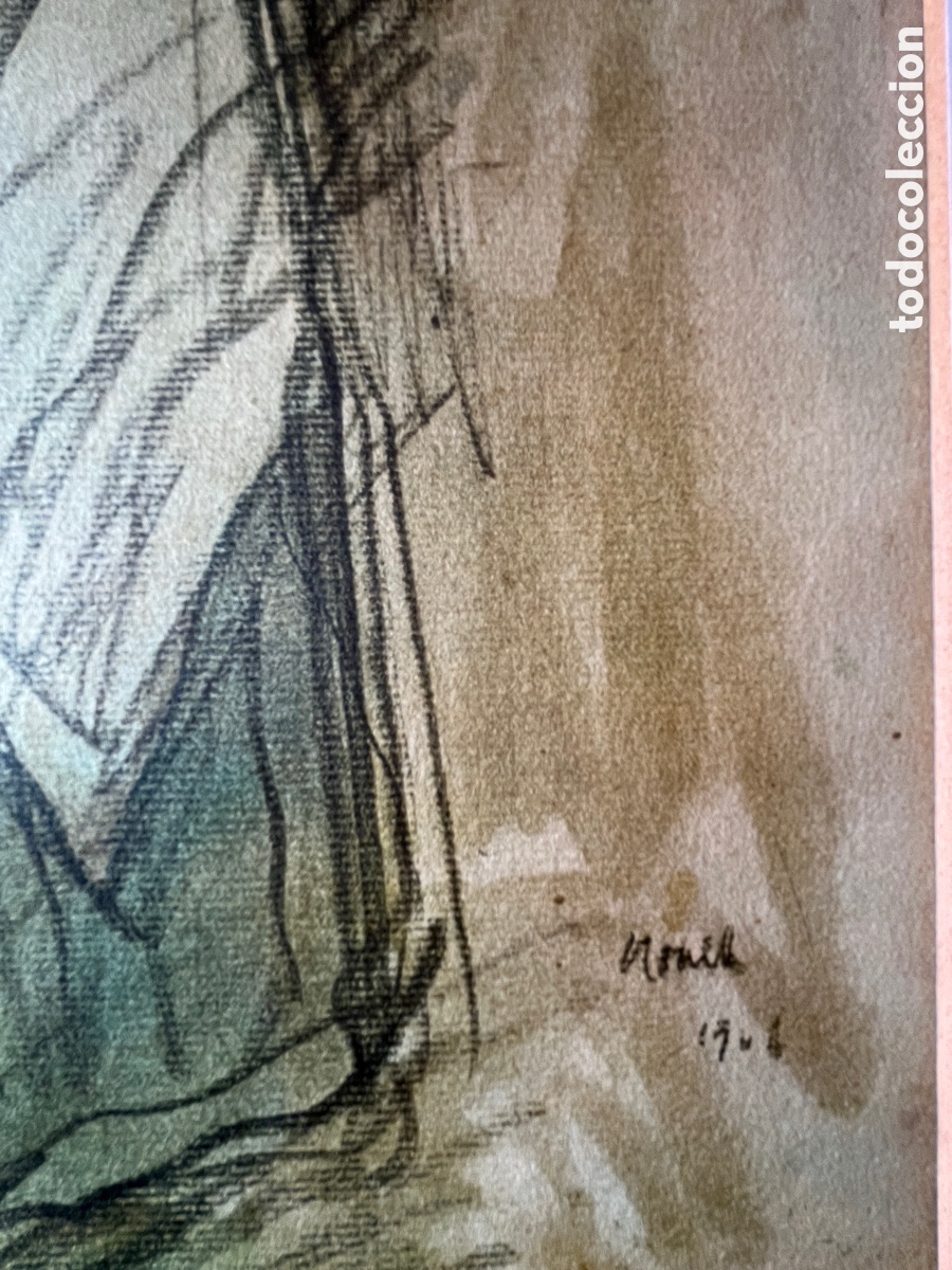 Arte: Reproduccion les Gitanes de Isidre Nonell - Foto 2