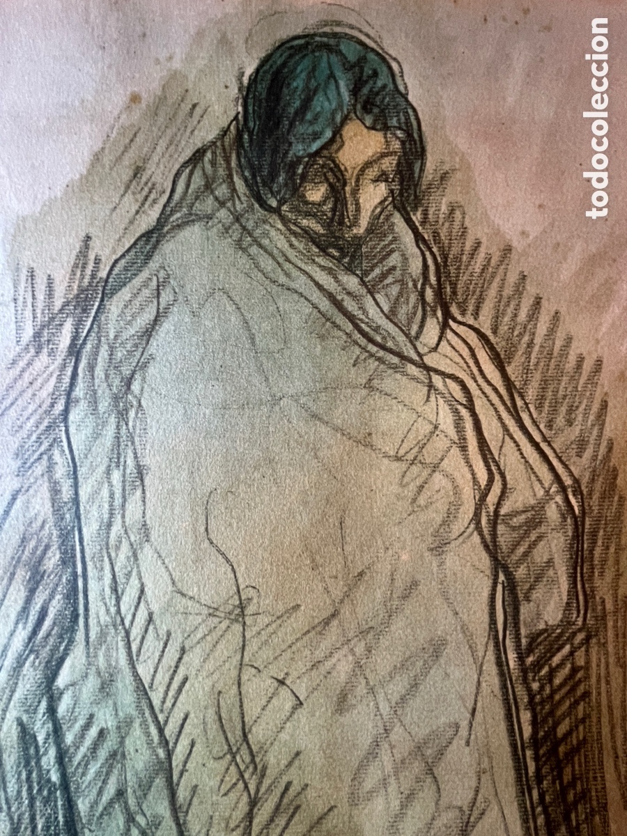 Arte: Reproduccion les Gitanes de Isidre Nonell - Foto 3