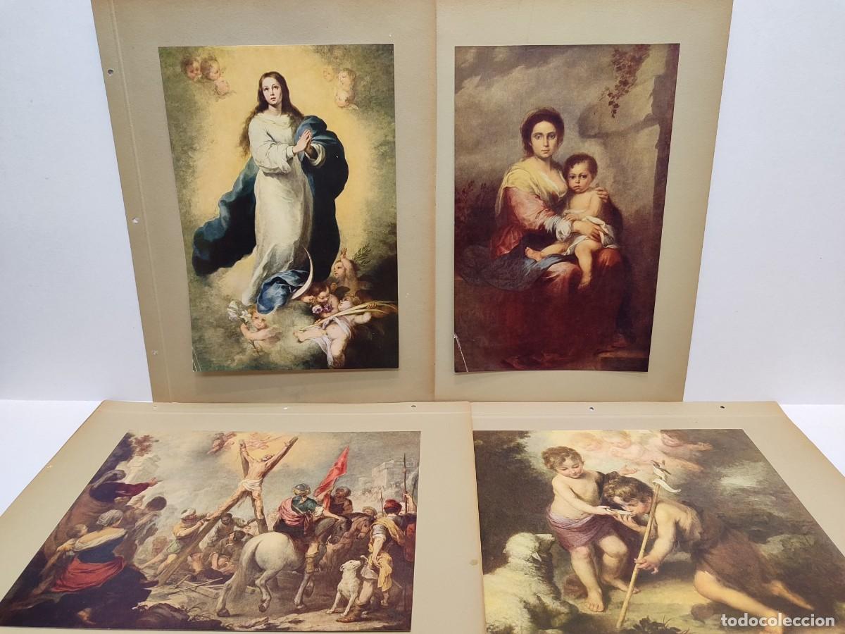 Arte: Lote de Murillo, Die Galerien Europas, 4 planchas a color