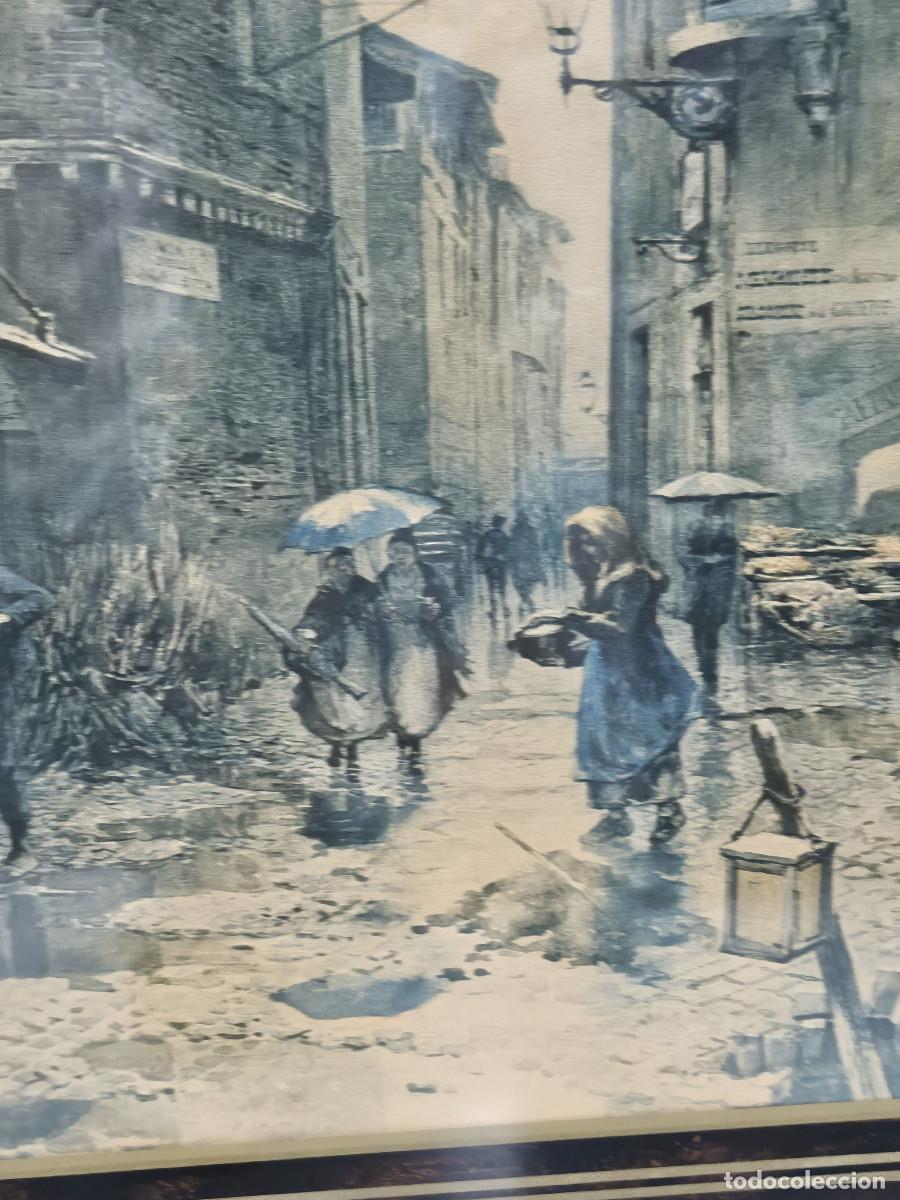 Arte: cuadro con lamina antigua - Foto 6