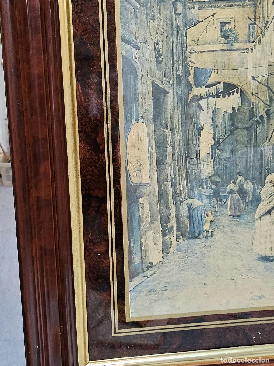 Arte: cuadro con lamina antigua - Foto 3