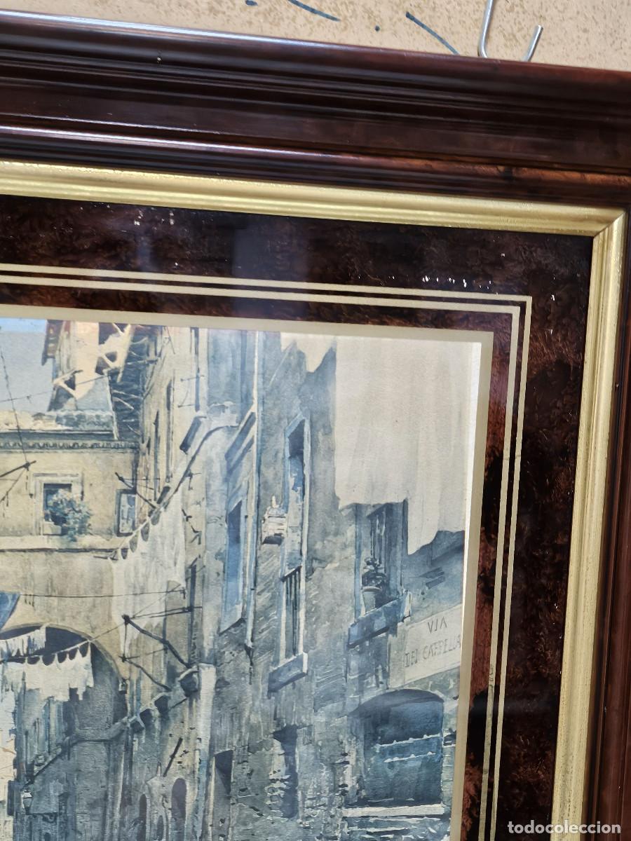 Arte: cuadro con lamina antigua - Foto 7