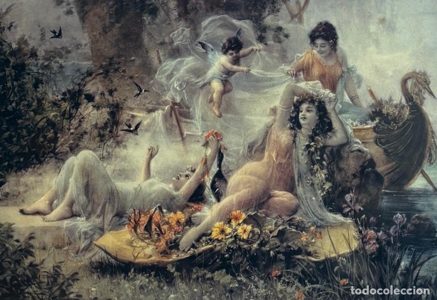 Arte: L&aacute;minas Antiguas Ninfas - Foto 2
