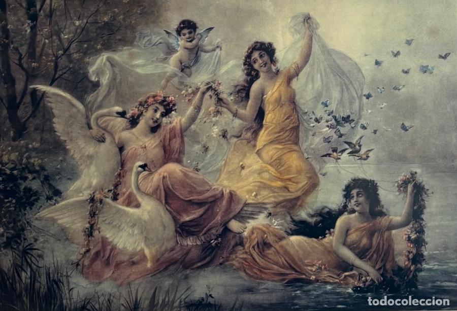 Arte: L&aacute;minas Antiguas Ninfas - Foto 4