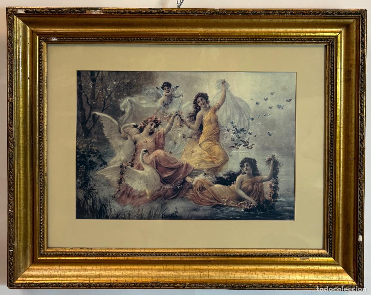 Arte: L&aacute;minas Antiguas Ninfas - Foto 5
