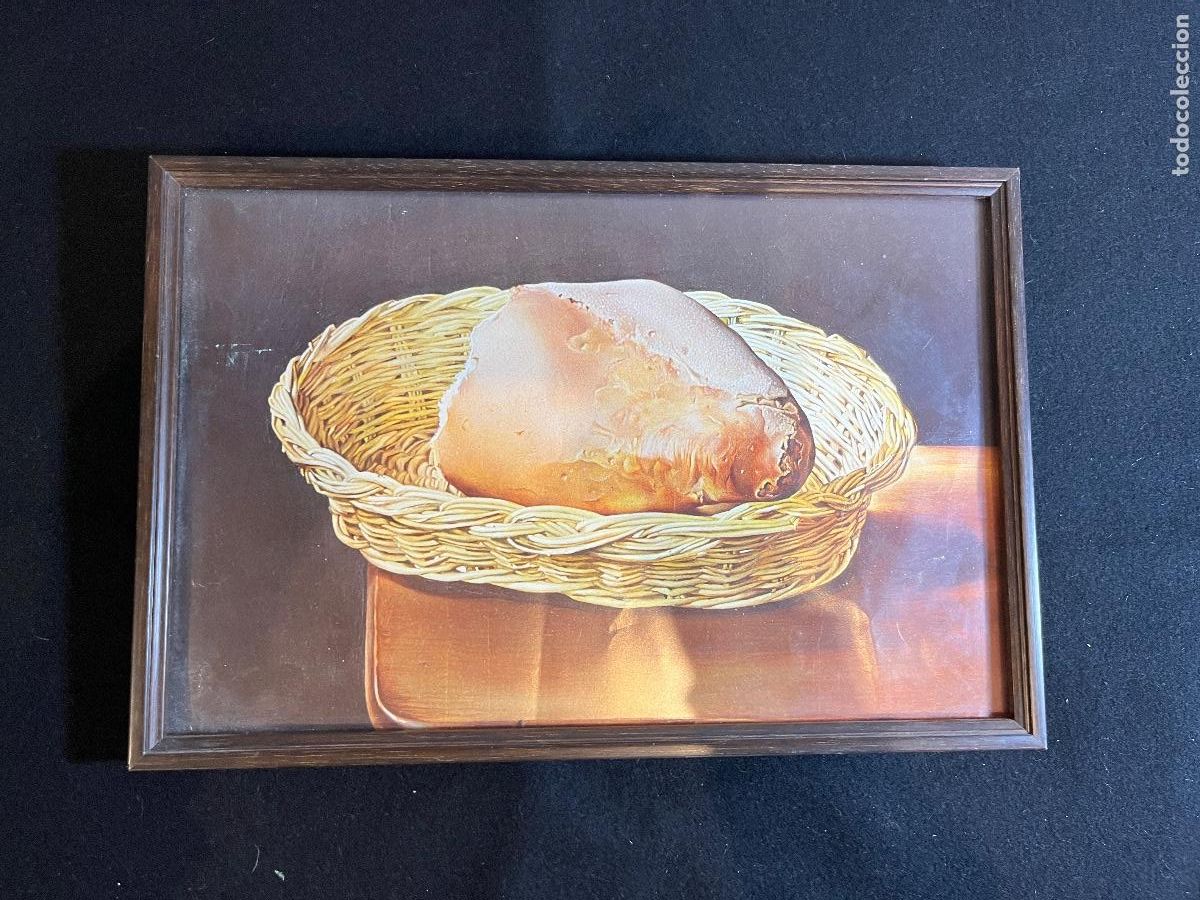 Arte: Salvador Dal&iacute; &ndash; La cesta del pan | Cuadro enmarcado vintage surrealismo, l&aacute;mina art&iacute;stica