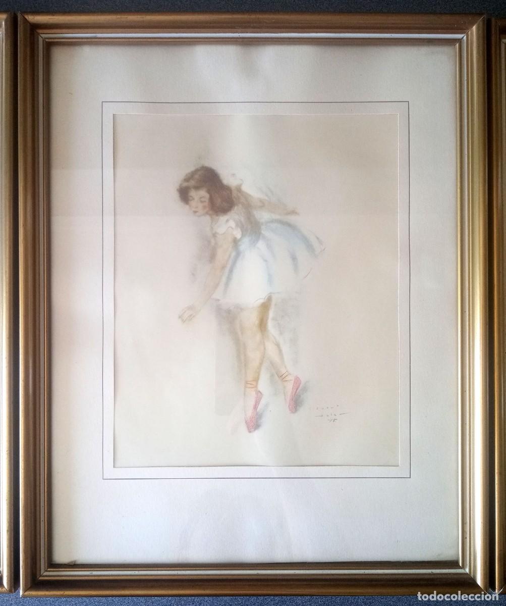 Arte: Lote l&aacute;minas Gisbert Soler Bailarinas - Foto 2