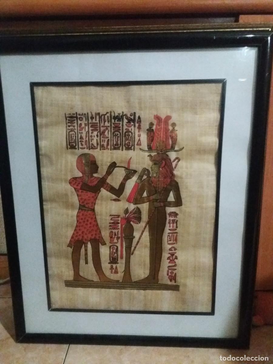Arte: CUADROS LAMINAS EGIPCIAS - Foto 1