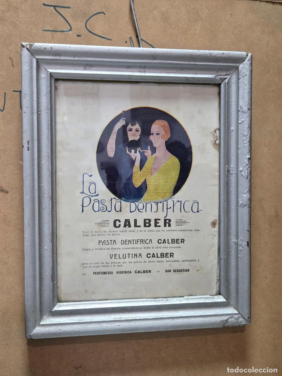 Arte: cuadro con cartel antiguo de pasta dentrifica - Foto 1
