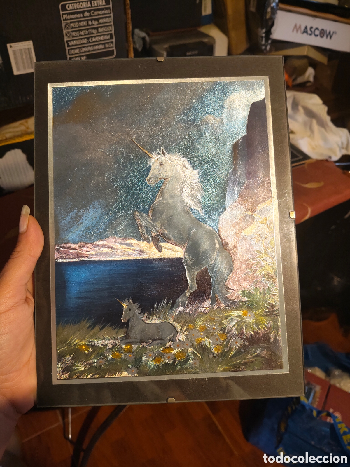 Arte: Lamina Dufex unicornio - Foto 1
