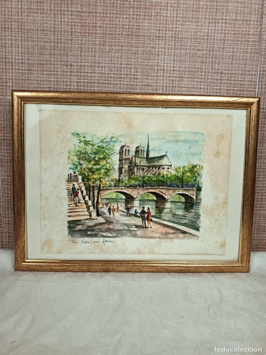 Arte: Cuadro con l&aacute;mina Notre Dame - Foto 1