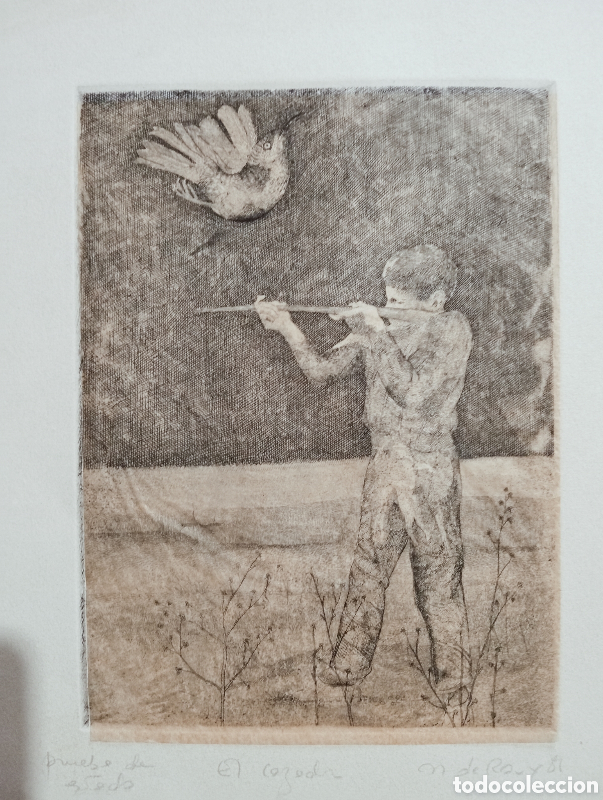 Arte: Grabado Monique de Roux - Foto 1