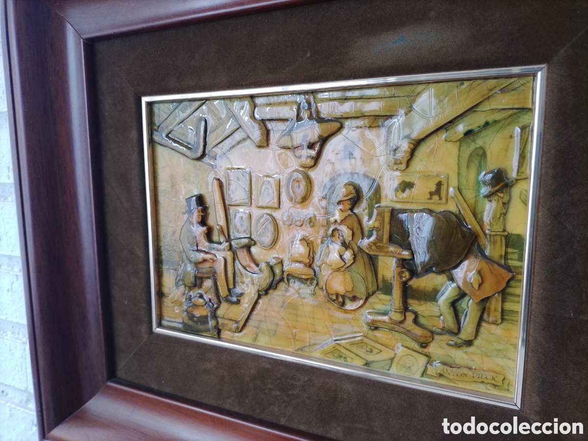 Arte: Cuadro lamina en relieve Anton Pieck. - Foto 5