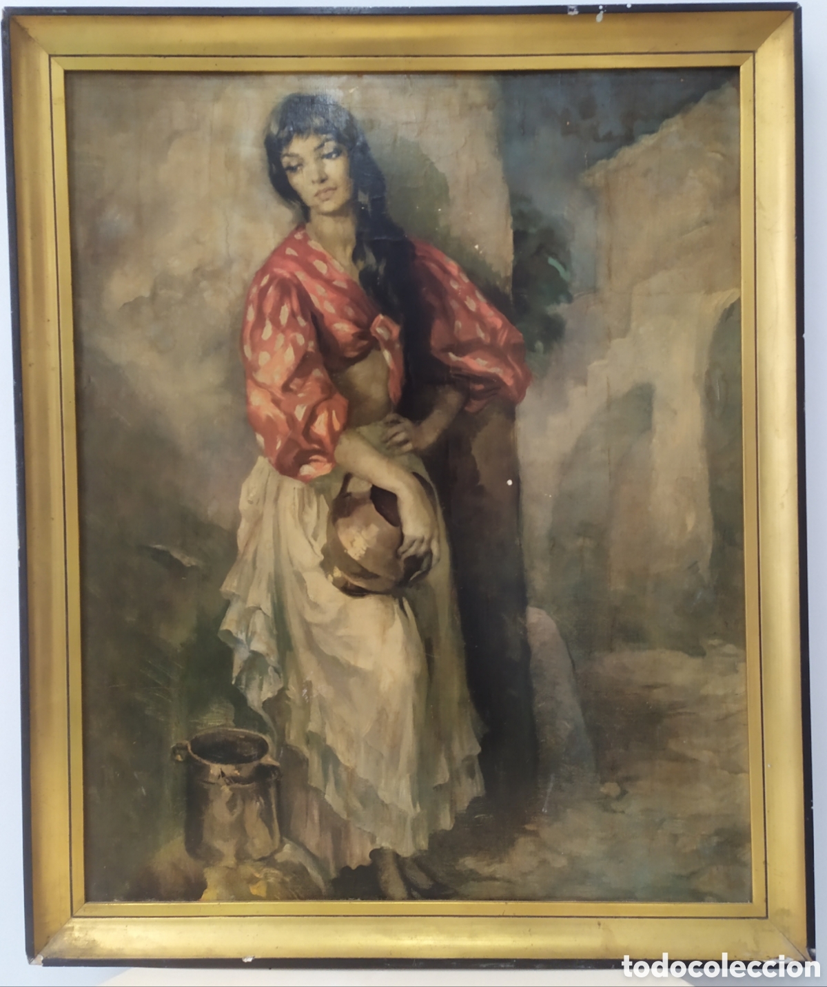 Arte: L&aacute;mina sobre tabla enmarcada - Foto 1