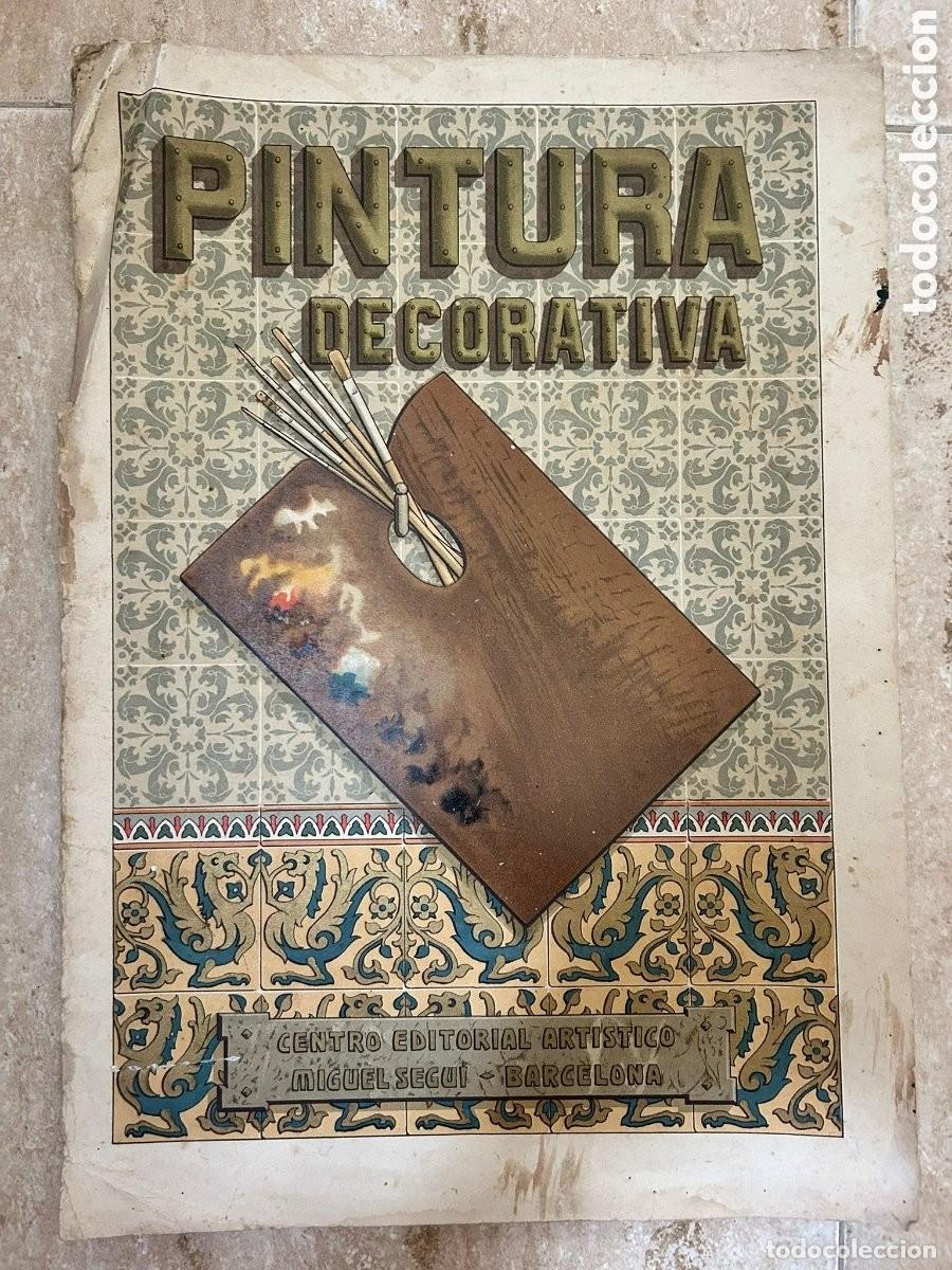 Art: 25 Cromolitogr&aacute;ficas decoraciones modernistas Pintura decorativa Miguel Segu&iacute; 1880