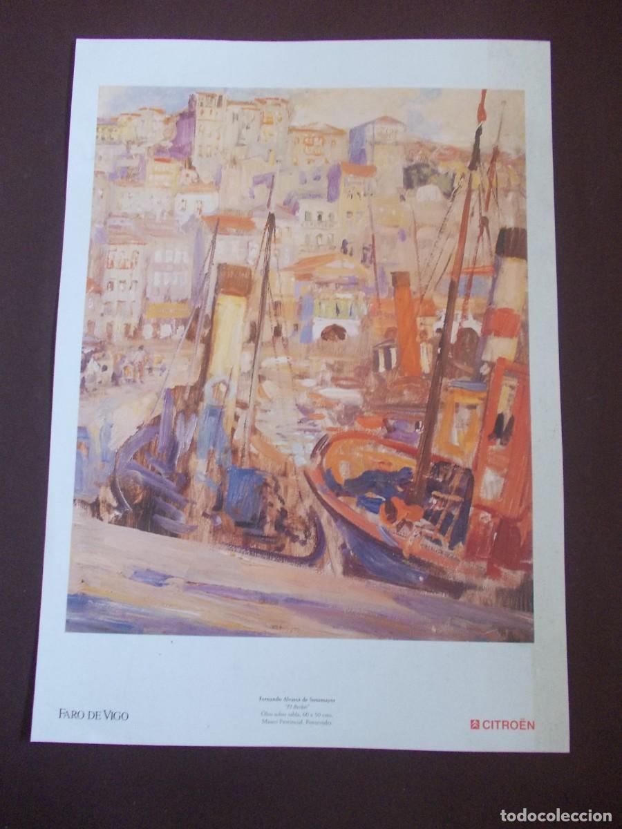 Arte: L&aacute;mina reproducci&oacute;n El Berb&eacute;s Fernando &Aacute;lvarez de Sotomayor arte gallego Faro de Vigo Citro&euml;n