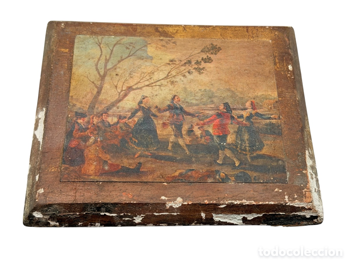 Kunst: Antigua L&aacute;mina de Goya en Madera