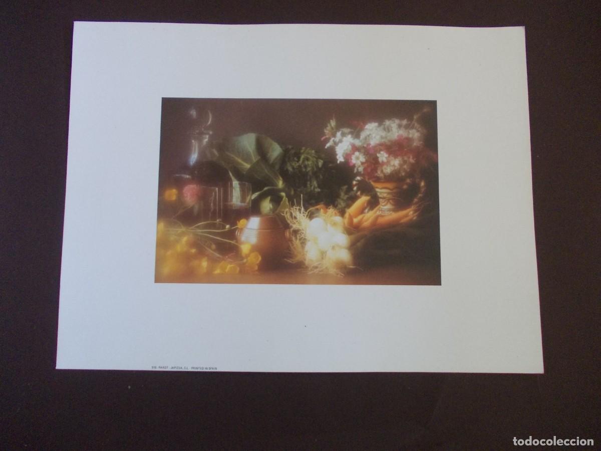 Art: L&aacute;mina vintage naturaleza muerta JAPIZUA Spain impresi&oacute;n antigua cocina decoraci&oacute;n