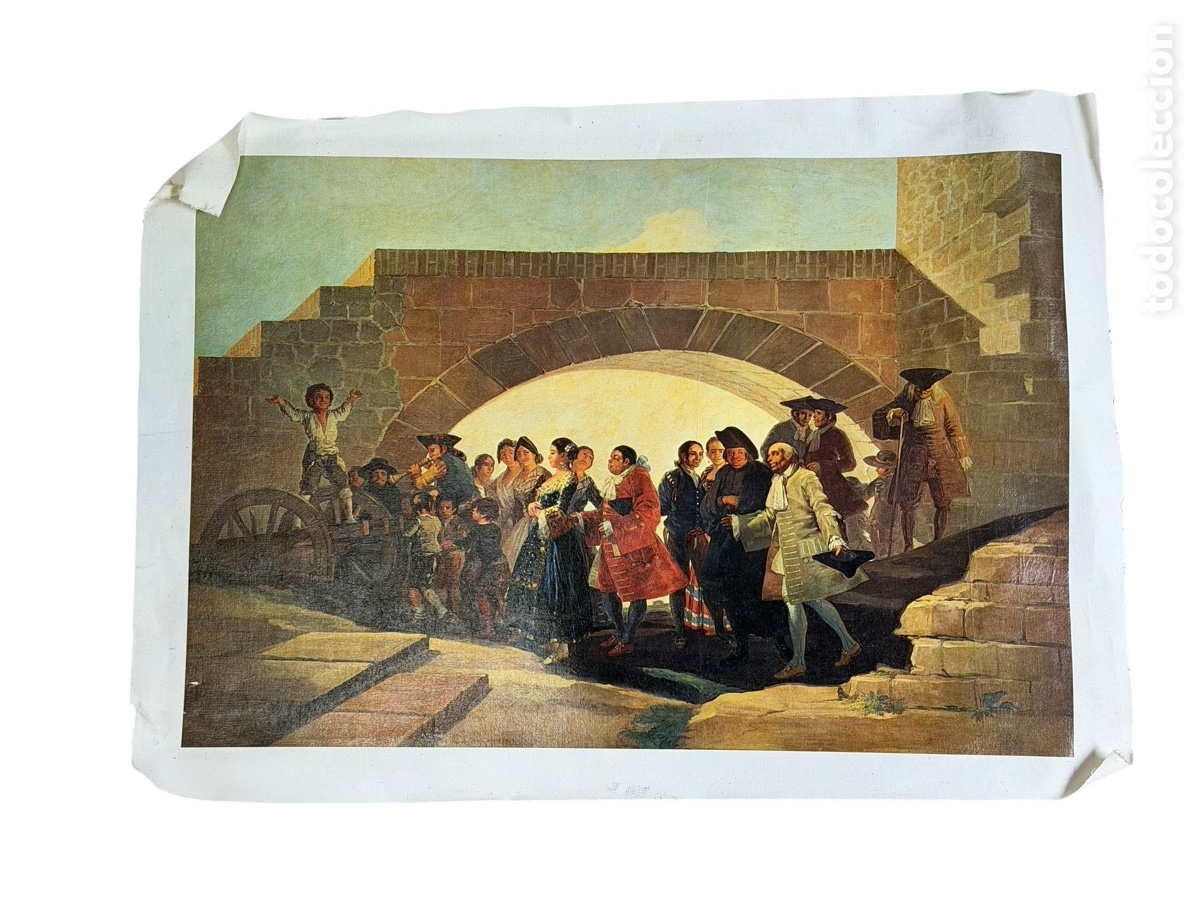 Art: L&aacute;mina de Tela obra de Goya