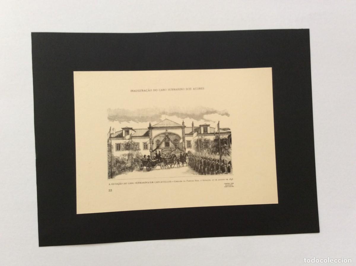 Arte: Inaugura&ccedil;&atilde;o co cabo submarino dos A&ccedil;ores...ano 1936