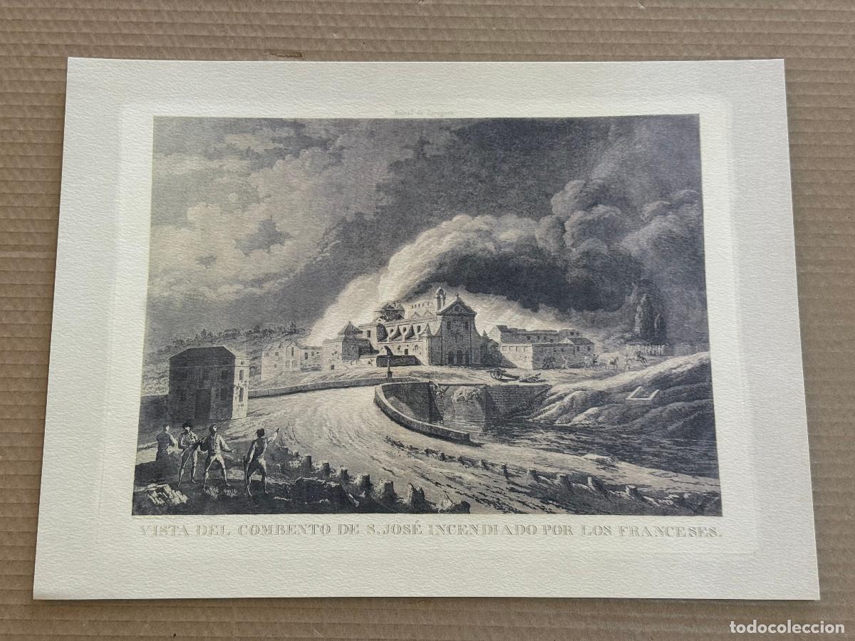 Arte: 34 JUAN GALVEZ & FERNANDO BRAMBILA / Vista del Comvento de S. José incendiado por los franceses