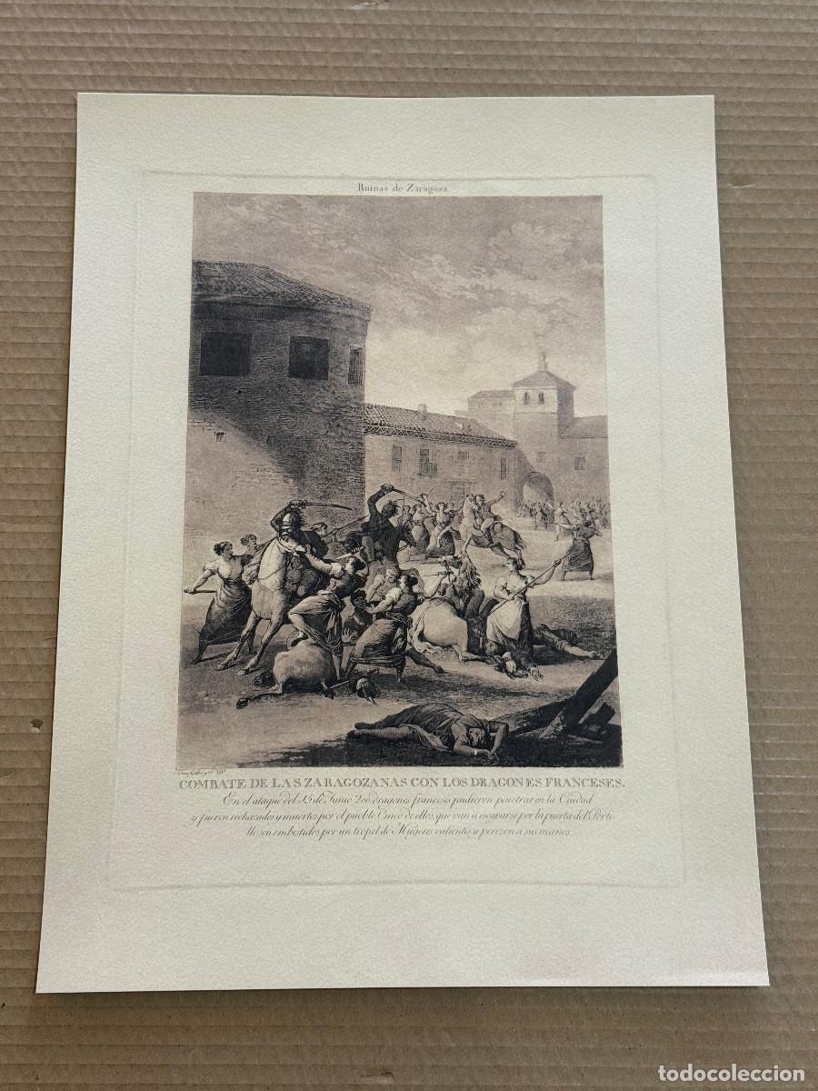 Arte: 18 JUAN GALVEZ & FERNANDO BRAMBILA / Combate de las zaragozanas con los dragones franceses