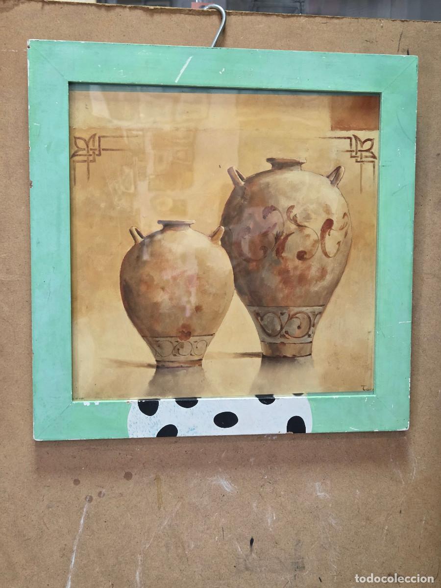 Arte: cuadro con lamina bodegon