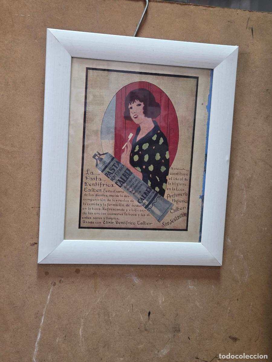 Arte: cuadro con cartel antiguo - Foto 1