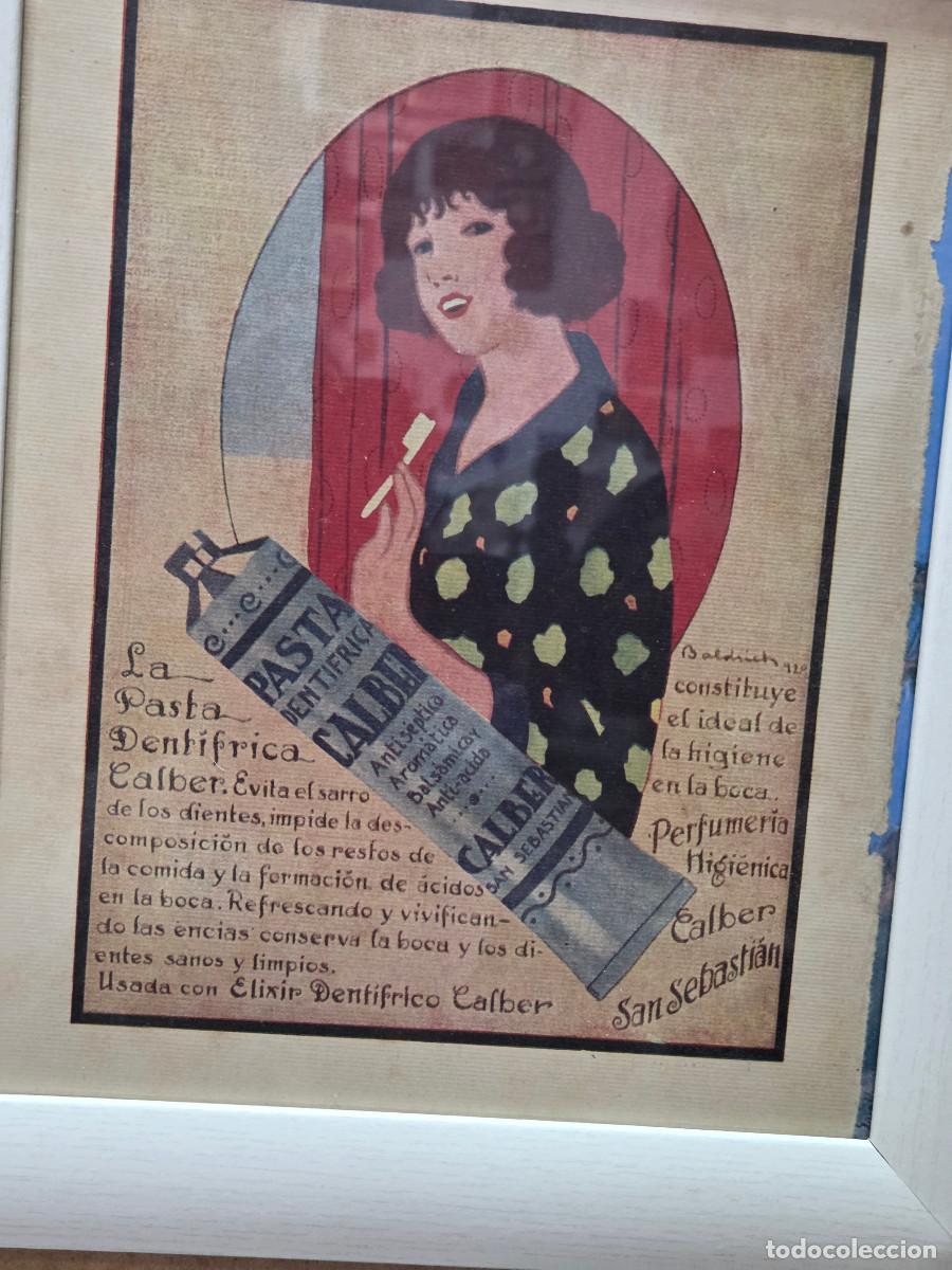 Arte: cuadro con cartel antiguo - Foto 2