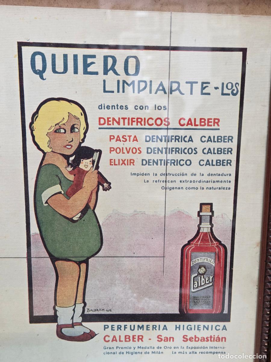 Arte: cuadro con cartel antiguo - Foto 2