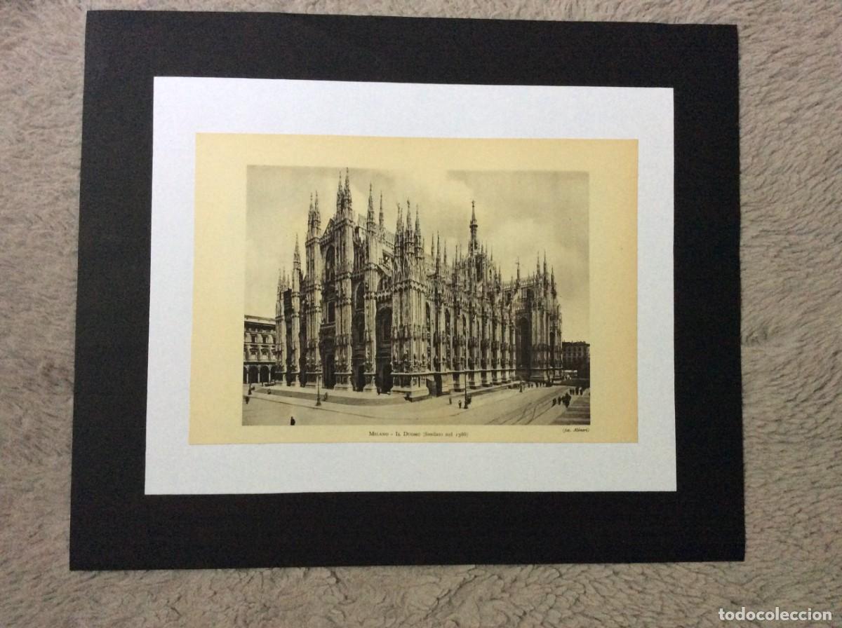 Art: Milano - IL. Duomo ( fondato nel 1386 ). L&aacute;mina de 1851