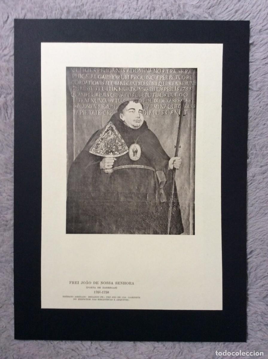Art: Personagens hist&oacute;ricas portuguesas do passado (Frei Jo&atilde;o de Nossa Senhora ). Estampa de 1933