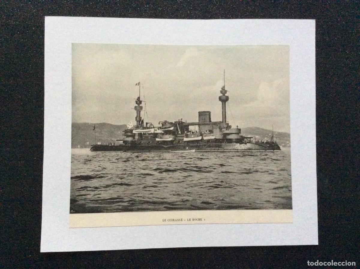 Art: Le cuirass&eacute; Le Hoche - L&aacute;mina fotogr&aacute;fica monocrom&aacute;tica do s&eacute;culo XIX