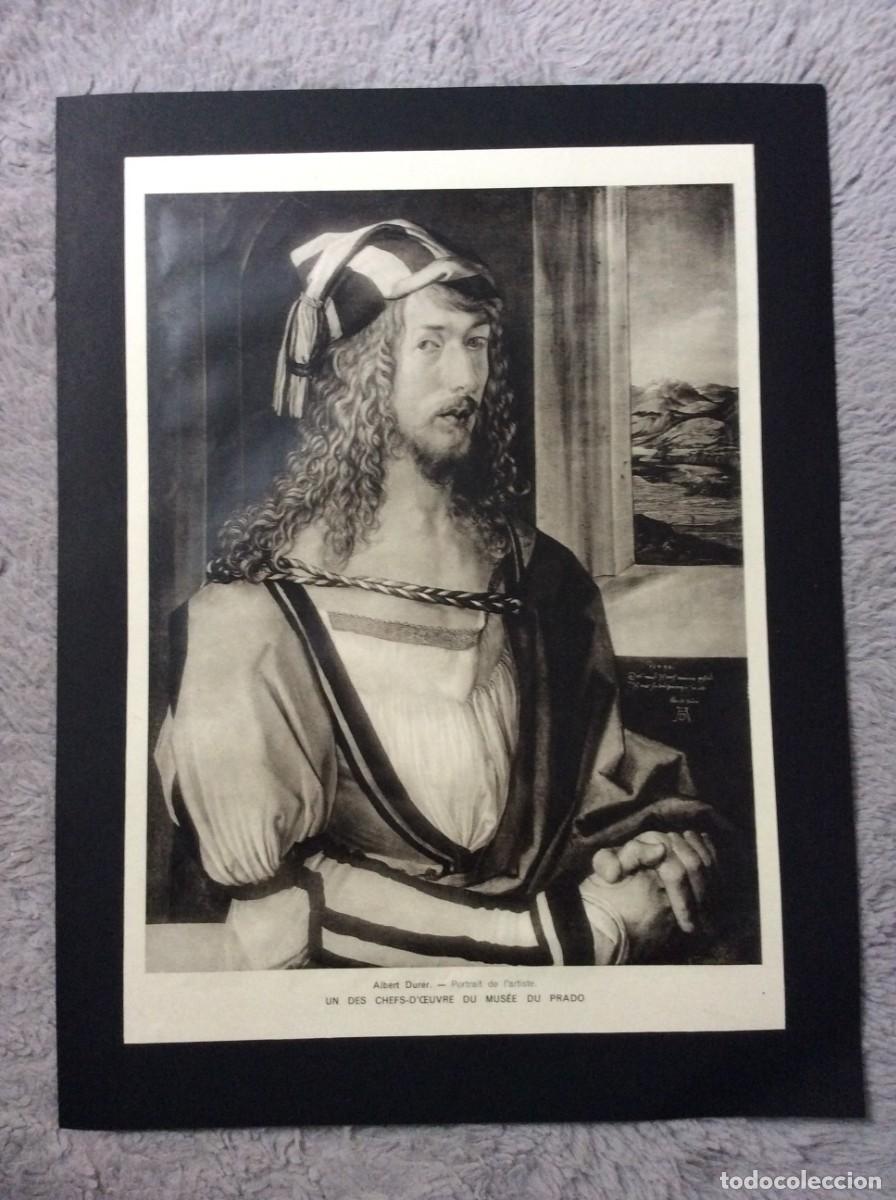 Art: Albert Durer - Portrait de l&acute;artiste...L&aacute;mina francesa de 193?