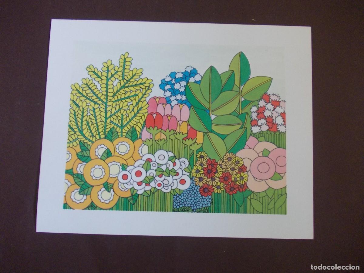 Arte: L&aacute;mina decorativa Flores Silvestres Estilo Pop Art Arte Gr&aacute;fico retro Kitsch JAPIZUA