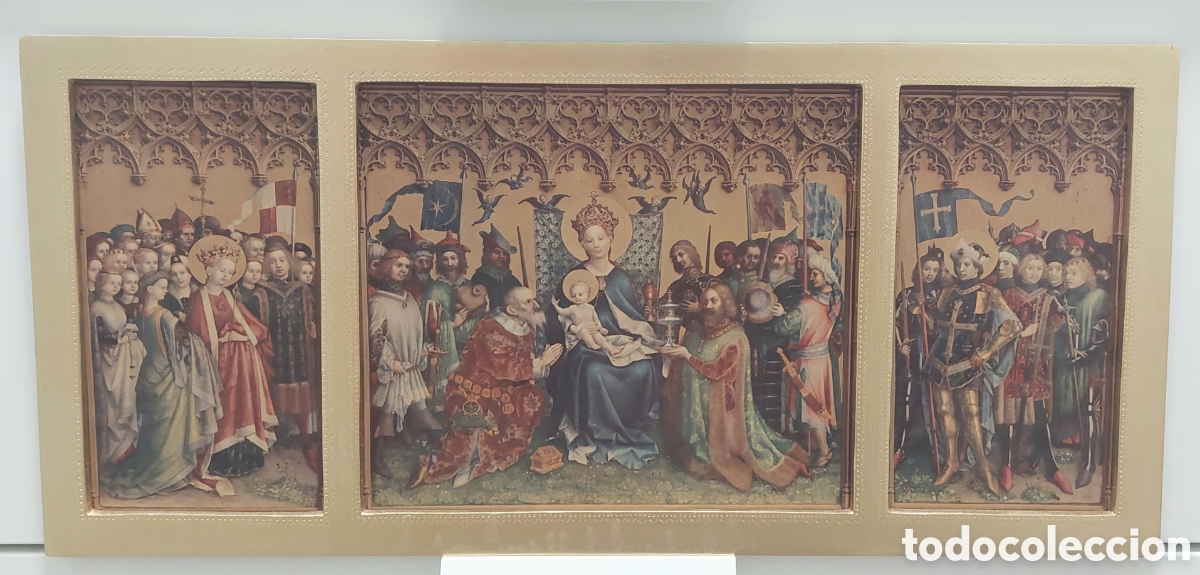 Arte: Reproducci&oacute;n tr&iacute;ptico de los Reyes Magos