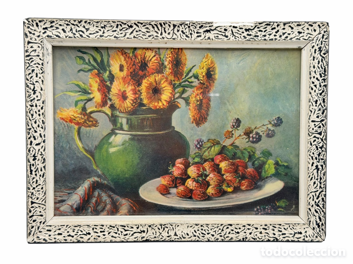 Art: Antigua L&aacute;mina Enmarcada