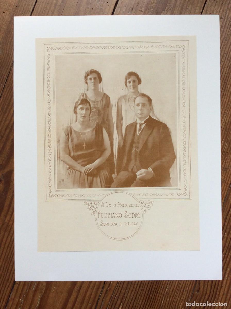 Arte: Presidente Filiciano Sodr&eacute;, Estado R. de Janeiro , Senhora e Filhas. L&aacute;mina fotogr. de 1926