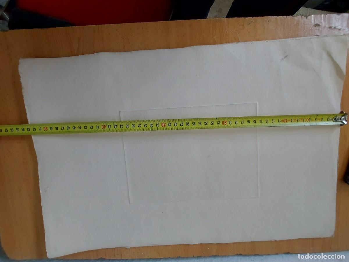 Arte: LAMINA PINTADA PLUMILLA POR ANGEL ANGLE 1974 MEDIDAS 53 X35 ( CAJA N&ordm;3 )