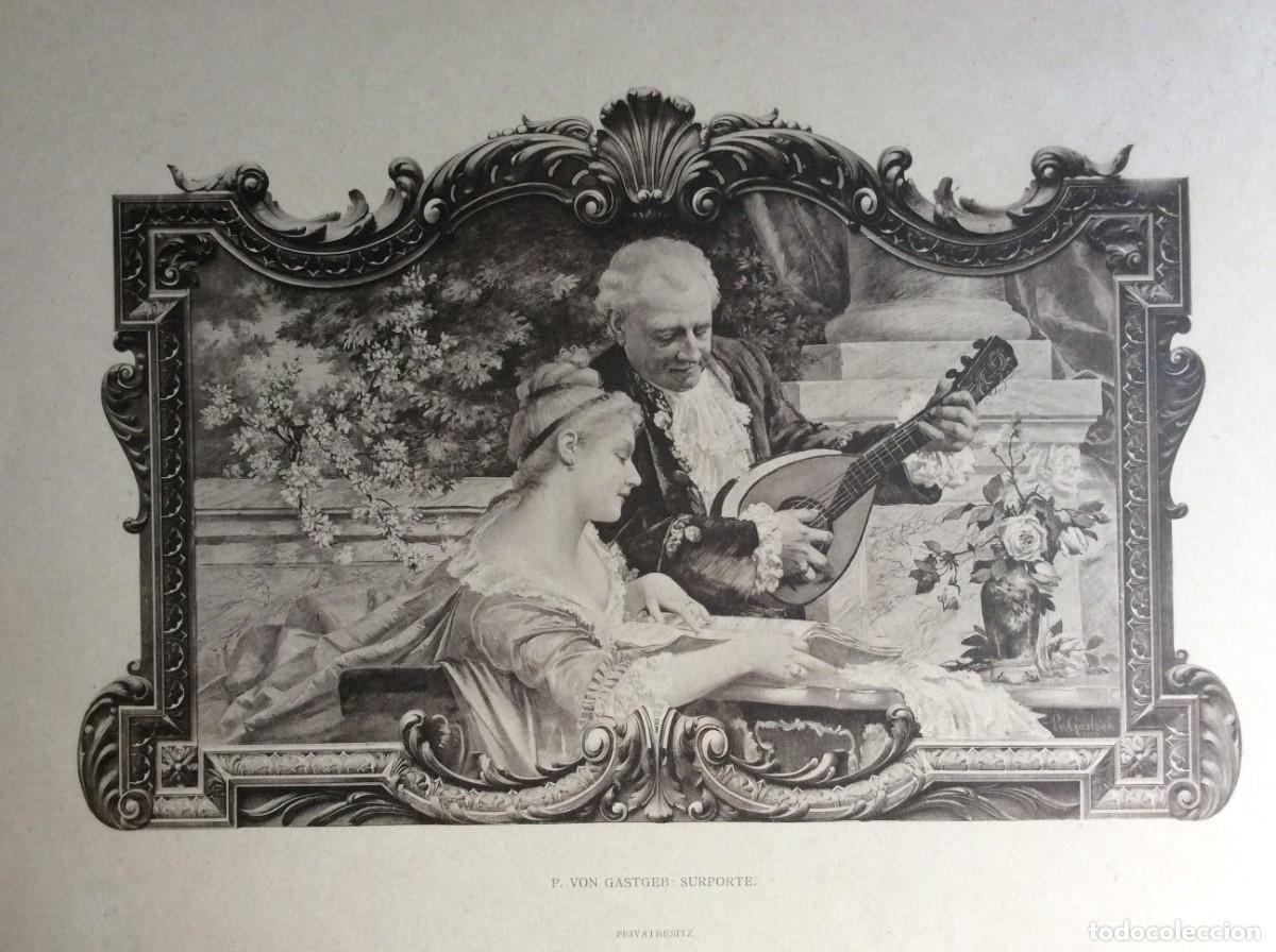 Arte: Figurale compositionen. Lind&iacute;ssima fototipia original alem&atilde; do s&eacute;culo XIX