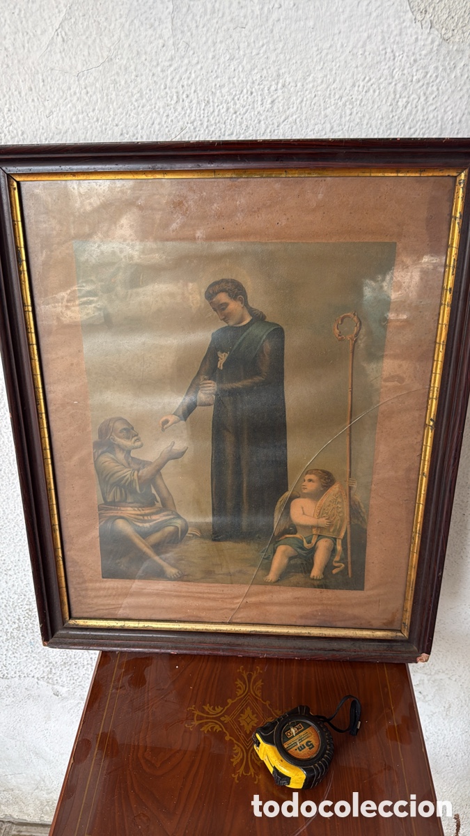 Arte: ANTIGUA L&Aacute;MINA RELIGIOSA - Foto 1