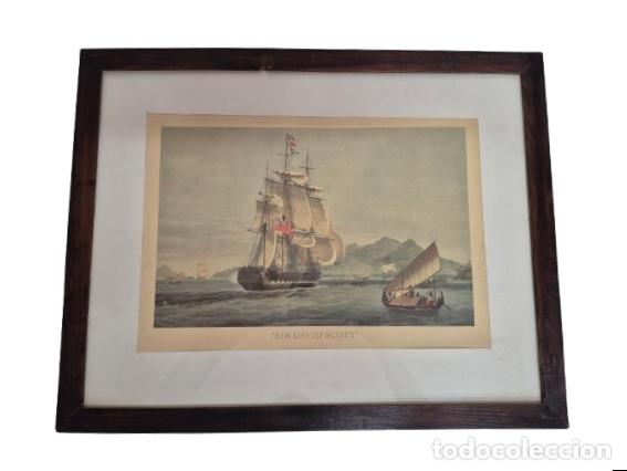 Arte: L&aacute;mina Enmarcada - del Nav&iacute;o Sir David Scott