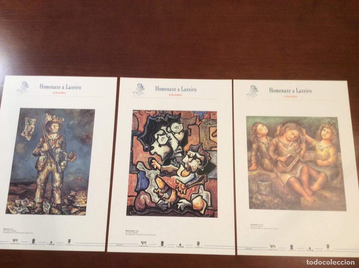 Arte: VINTAGE LAMINAS DE LAXEIRO X 3