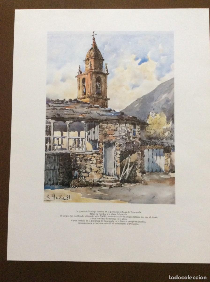 Arte: COLECCI&Oacute;N DE 6 L&Aacute;MINAS REPRODUCCION DE ACUARELAS DE S. HEVIA