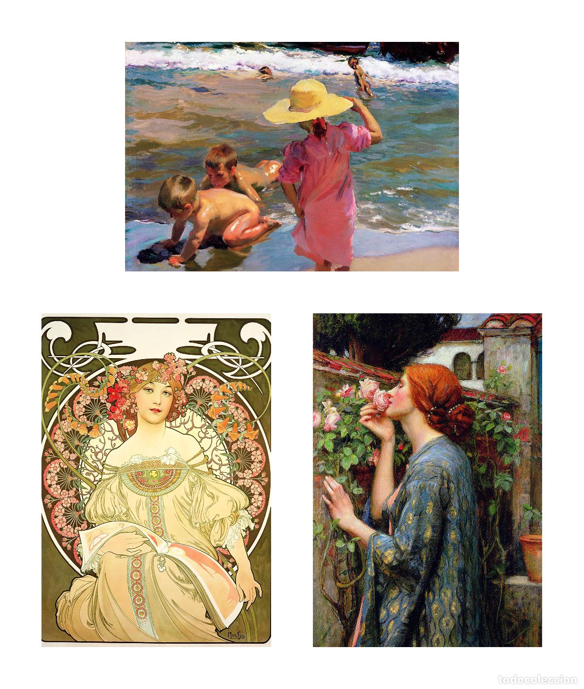 Arte: Lote de 3 L&aacute;minas a Elegir de Nuestro Cat&aacute;logo. Arte, Modernismo, Impresionismo, Escritores Ciudades