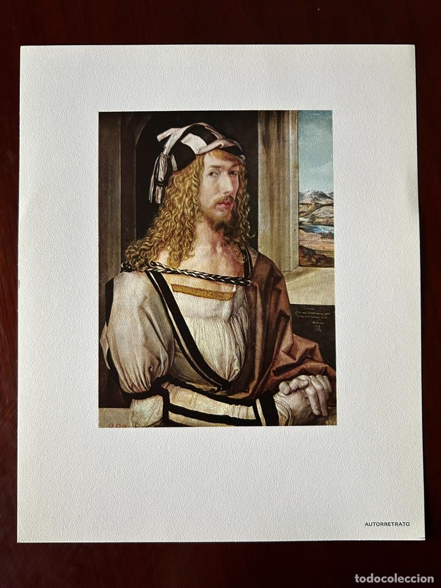 Arte: AUTORRETRATO DE ALBERTO DURERO &ndash; MUSEO DEL PRADO MADRID L&Aacute;MINA PUBLICITARIA ABELL&Oacute; 1970