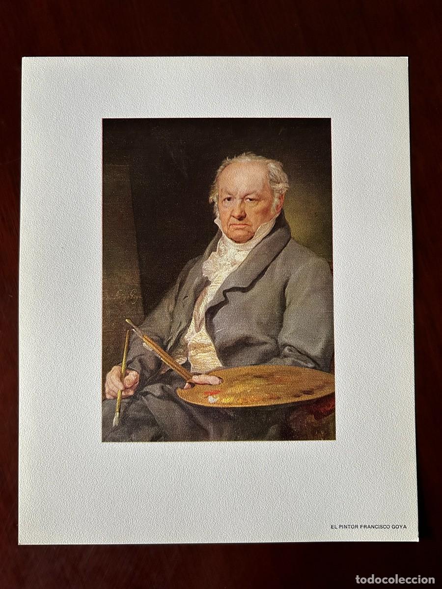 Arte: RETRATO DE GOYA - VICENTE L&Oacute;PEZ PORTA&Ntilde;A &ndash; MUSEO DEL PRADO MADRID L&Aacute;MINA PUBLICITARIA ABELL&Oacute; 1970