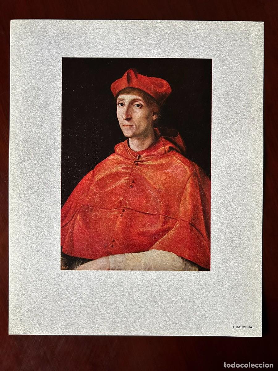 Arte: EL CARDENAL - RAFAEL SANZIO DA URBINO &ndash; MUSEO DEL PRADO MADRID L&Aacute;MINA PUBLICITARIA ABELL&Oacute; 1970